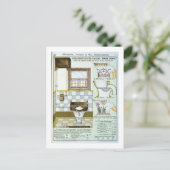 衛生製品のカタログからのOkeanosの戸棚 ポストカード (スタンド正面)