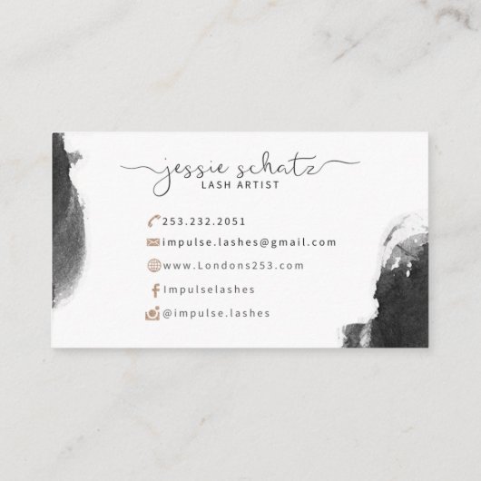 衝動は名刺を打ちます 名刺 (裏面)