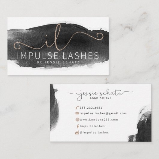 衝動は名刺を打ちます 名刺 (正面/裏面)