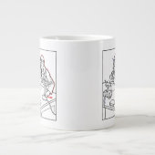衝撃の電話 ジャンボコーヒーマグカップ (正面)