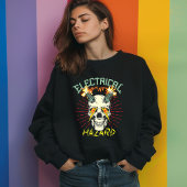 衝撃はっきりしたスタイル:電気ハザードTシャツ Tシャツ