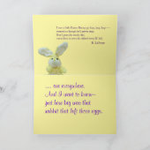 衝撃を与えられたイースターはバニーカスタマイズ シーズンカード (内部)