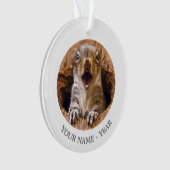 衝撃を与えられたリス オーナメント (正面)