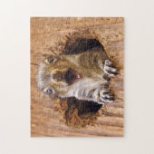 衝撃を与えられたリス ジグソーパズル (縦)