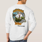 衝撃を与えられる貝-スタウト Tシャツ (裏面)