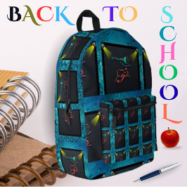 衝撃を与えるストライカー、ダイナミックな融合パワーと精度 プリントバックパック