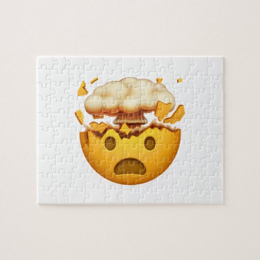 衝撃を受けた顔の頭部を爆発させる – Emoji ジグソーパズル (横)