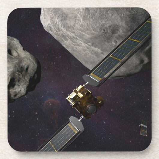 衝撃前のダーツ宇宙船とリュシカベ コースター (正面)