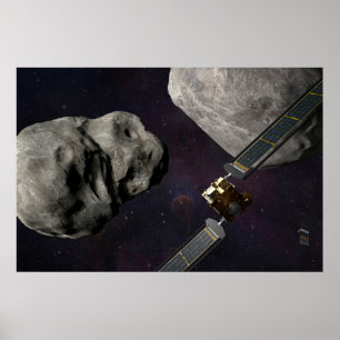 衝撃前のダーツ宇宙船とリュシカベ ポスター