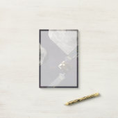 衝撃前のダーツ宇宙船とリュシカベ ポストイット (デスク上)