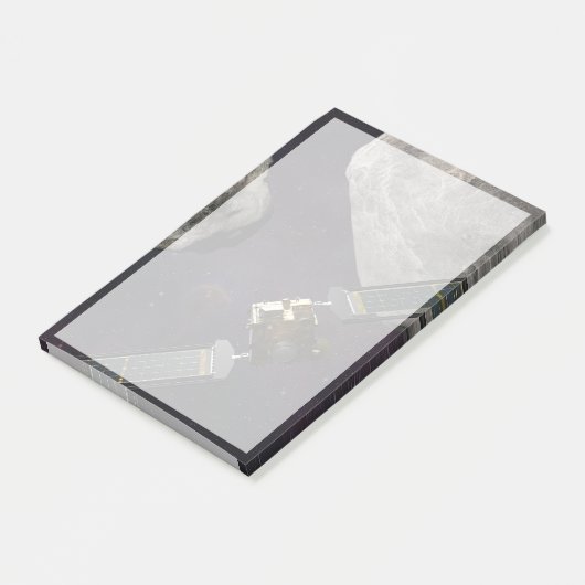 衝撃前のダーツ宇宙船とリュシカベ ポストイット (アングル)