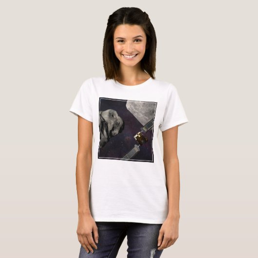 衝撃前のダーツ宇宙船とリュシカベ Tシャツ (正面フル)