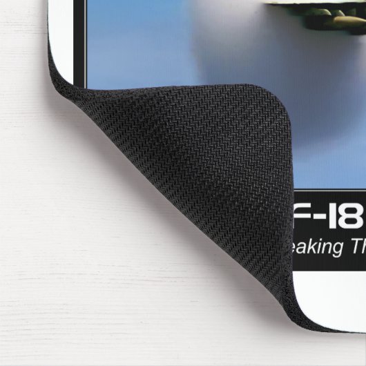 衝撃波音F-18のスズメバチ マウスパッド (コーナー)