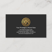 衝撃的なピンクのスポーツカーのヘッドライトが詳細を自動化 名刺 (裏面)