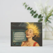 衝撃的な女性 ポストカード (スタンド正面)