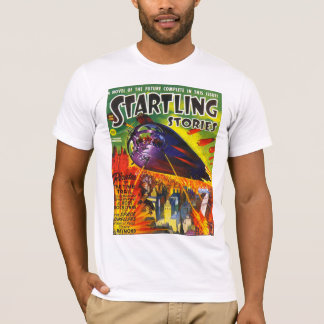 衝撃的な物語のヴィンテージの廉価本カバー芸術 Tシャツ