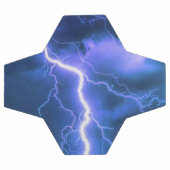 衝撃的な稲妻ストライキ サッカーボール (フラット)