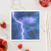 衝撃的な稲妻ストライキ スタンダードランチョンナプキン (インサイチュ)