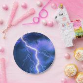 衝撃的な稲妻ストライキ ペーパープレート (パーティー)