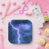 衝撃的な稲妻ストライキ ペーパープレート (パーティー)