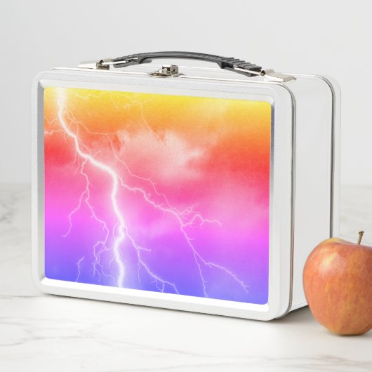 衝撃的な稲妻ストライキ メタルランチボックス (インサイチュ)