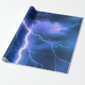 衝撃的な稲妻ストライキ ラッピングペーパー (アンロールド)