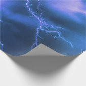 衝撃的な稲妻ストライキ ラッピングペーパー (角)