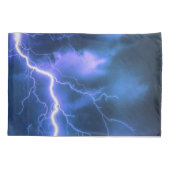 衝撃的な稲妻ストライキ 枕カバー (裏面)