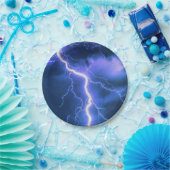 衝撃的な稲妻ストライクケースメイトiPhoneケースゴー ペーパープレート (パーティー)