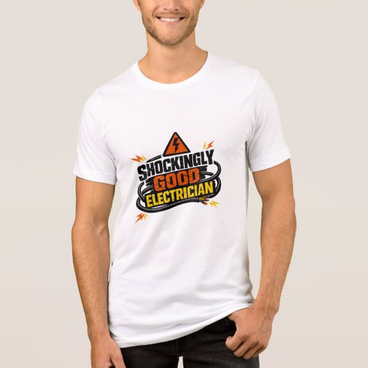 衝撃的にイイ電気技工 グランジ工業Tシャツ トライブレンドＴシャツ (正面)