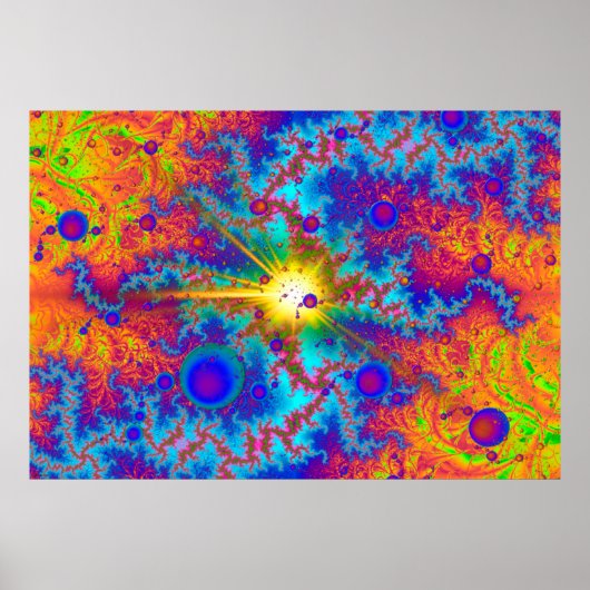 衝突するDweeb サイケデリック Ballz ポスター (正面)