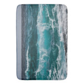 衝突の海洋波 バスマット (正面縦)