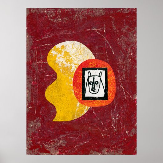 衝突を避けるサイのポスター壁画 ポスター (正面)