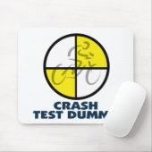 衝突テストダミー-バイク マウスパッド (マウス)