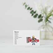 衝突テストダミー 名刺 (スタンド正面)