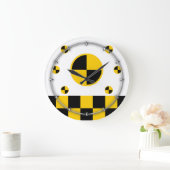 衝突テストマーカーのはっきりしたなスタイル ラージ壁時計 (ホーム)