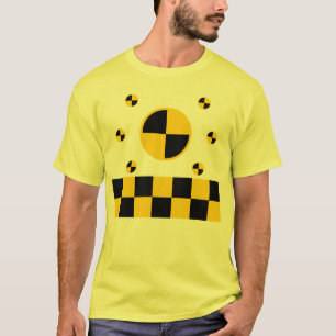 衝突テストマーカーのグラフィック Tシャツ
