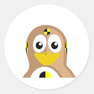 衝突試験ダミーペンギン ラウンドシール