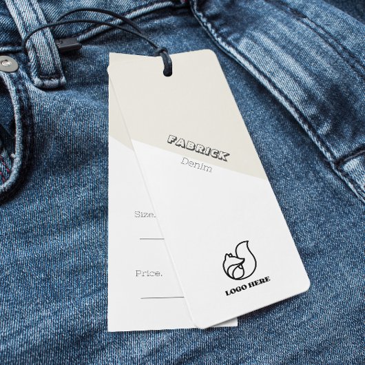 衣料つるラベルモダントレンディーミニマリスト