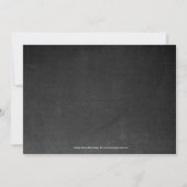 衣料ガーランドベビーシャワー招待状-ピンク 招待状 (裏面)