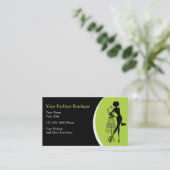 衣料ブティック名刺 名刺 (スタンド正面)