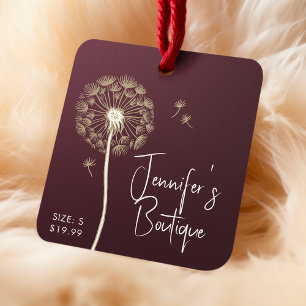 衣料ラベルスモールビジネスエレガントフローラ価格 コーリングカード