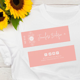 衣料ラベルスモールビジネスダスティバラ価格ラベル コーリングカード