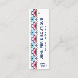 衣料ラベルスモールビジネストライバルプライスラベル コーリングカード