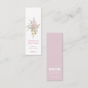 衣料ラベルスモールビジネスラグジュアリーバラ価格ラベル コーリングカード