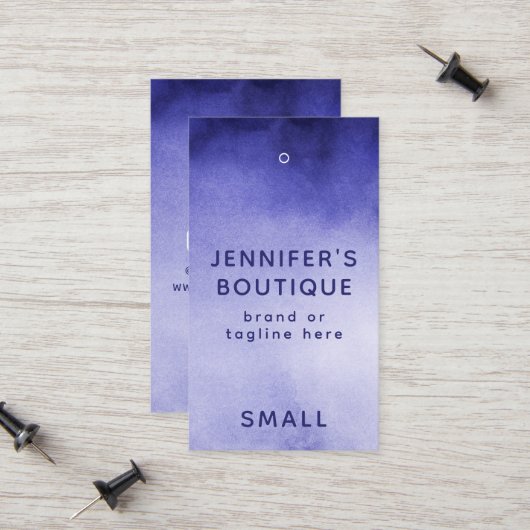 衣料ラベルスモールビジネスラグジュアリープライスラベル コーリングカード (正面/裏面インサイチュ)