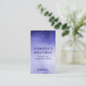 衣料ラベルスモールビジネスラグジュアリープライスラベル コーリングカード (スタンド正面)