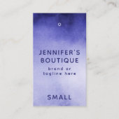 衣料ラベルスモールビジネスラグジュアリープライスラベル コーリングカード (正面)