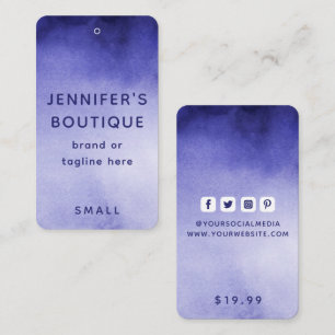 衣料ラベルスモールビジネスラグジュアリープライスラベル コーリングカード