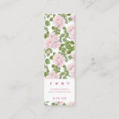 衣料ラベルスモールビジネスロゴバラ価格ラベル コーリングカード (裏面)